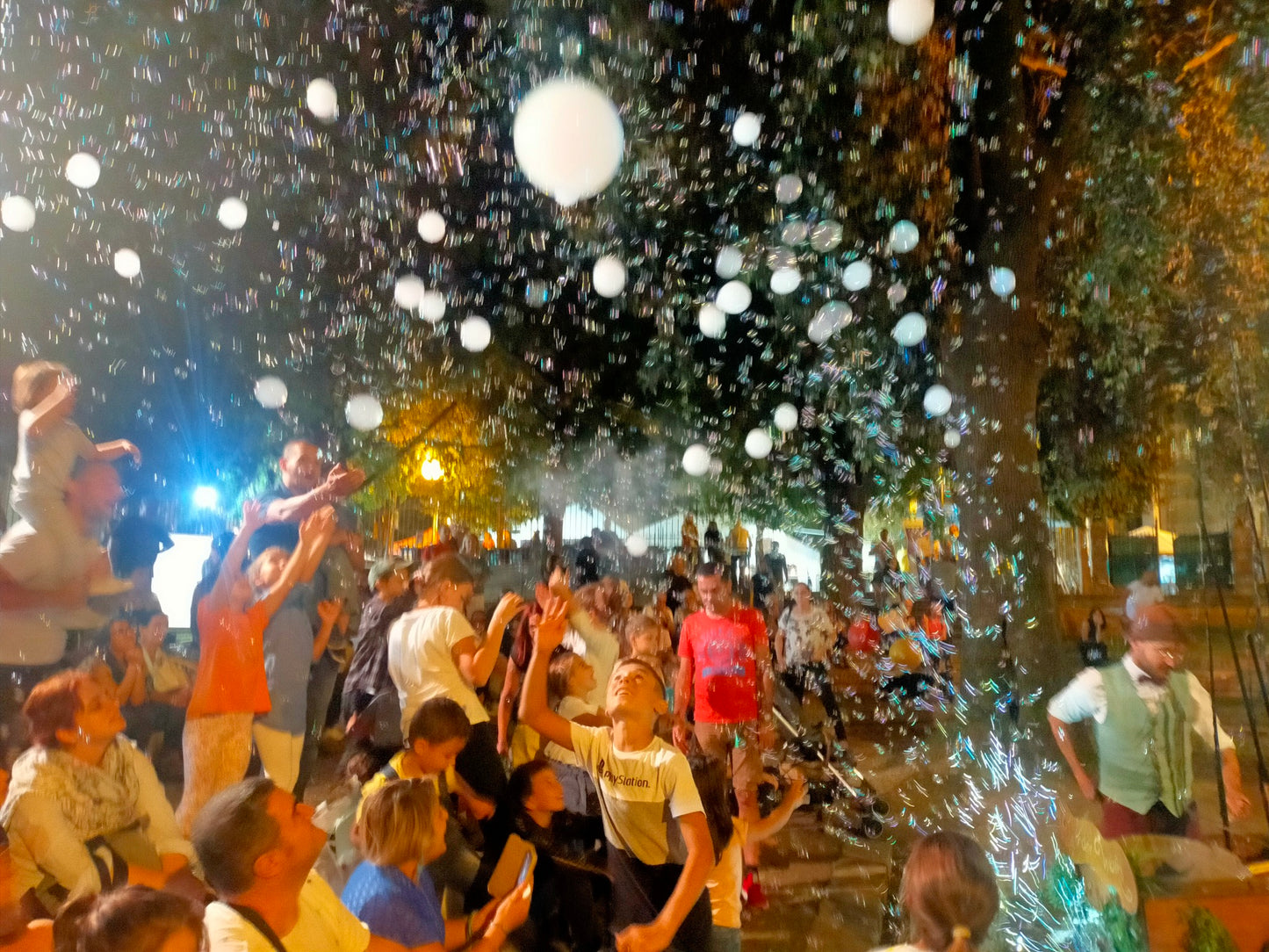 Bubble on Circus + marching band "Tempesta di Bolle"