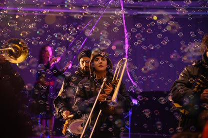 Bubble on Circus + marching band "Tempesta di Bolle"